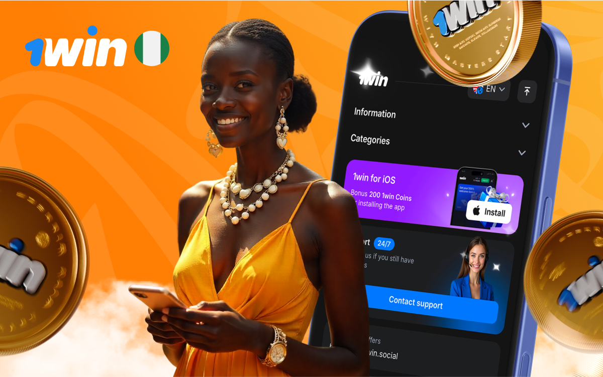 1Win iPhone App Nigeria + Promo Codes | 880,500 NGN Bonus